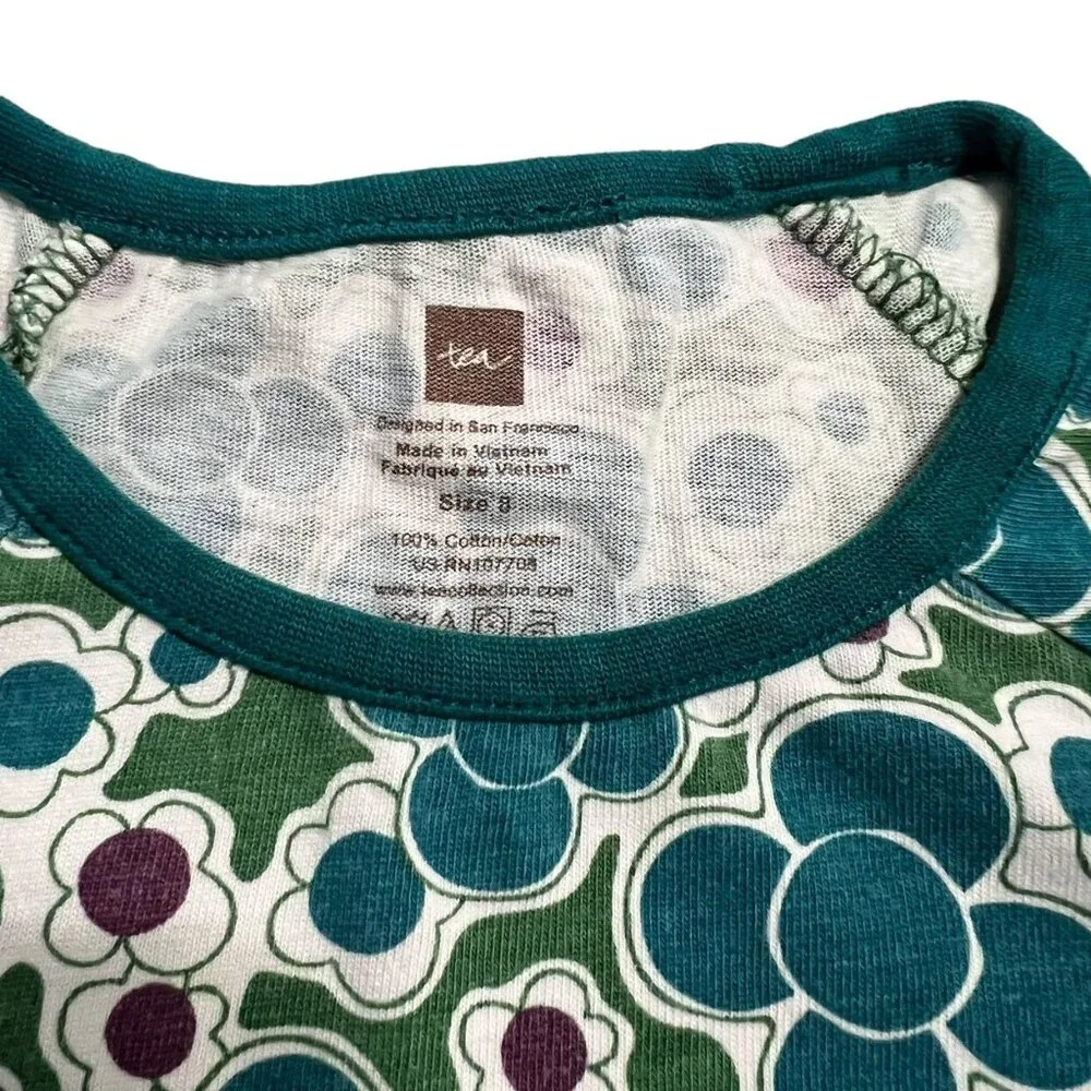 Tea Collection Sz 8 Raglan Floral Bubble Dress